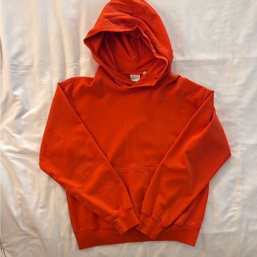 Aritzia Poppy Red Terry Hoodie